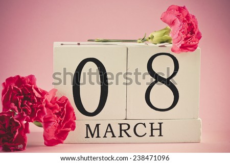 8 march background with flowers. 8 march background,Happy Women\'s Day with carnation flowers