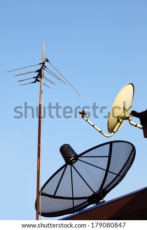 tv antenna and satellite dish