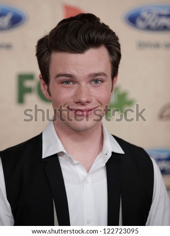 LOS ANGELES - AUG 12:  Chris Colfer arriving to FOX Fall Eco-Casino Party 2011  on August 12, 2011 in Culver City, CA