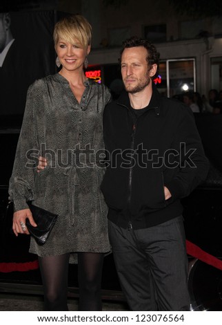 LOS ANGELES - OCT 20:  Jenna & Bodhi Elfman arriving to \