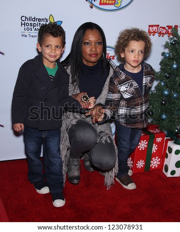 LOS ANGELES - DEC 14:  GARCELLE BEAUVAIS arriving to Disney on Ice: Toy Story 3  on December 14, 2011 in Los Angeles, CA