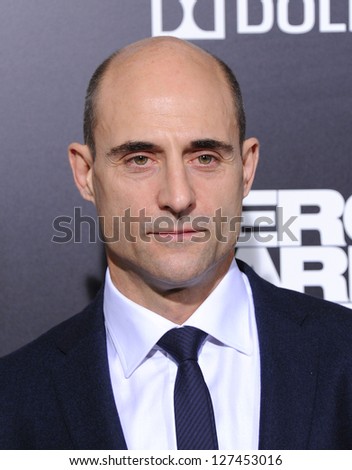 LOS ANGELES - DEC 09:  Mark Strong arrives to the \