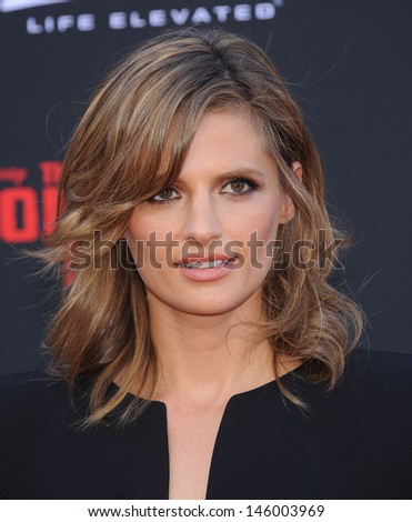 LOS ANGELES - JUN 22:  Stana Katic arrives to the \'The Lone Ranger\' Hollywood Premiere  on June 22, 2013 in Hollywood, CA