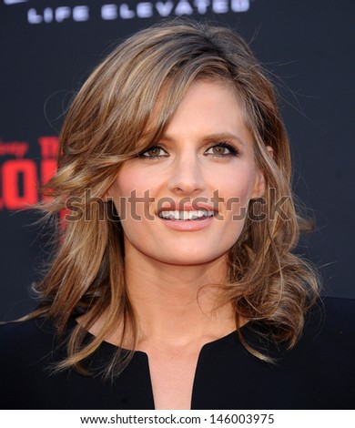 LOS ANGELES - JUN 22:  Stana Katic arrives to the \'The Lone Ranger\' Hollywood Premiere  on June 22, 2013 in Hollywood, CA