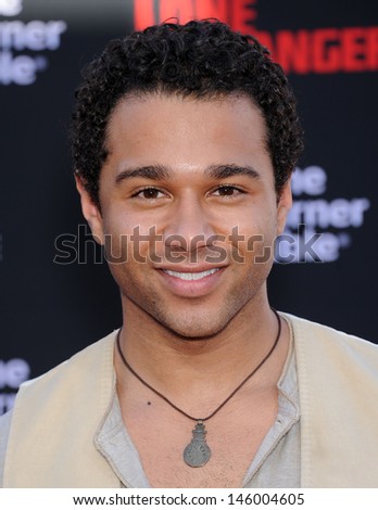 LOS ANGELES - JUN 22:  Corbin Bleu arrives to the \'The Lone Ranger\' Hollywood Premiere  on June 22, 2013 in Hollywood, CA