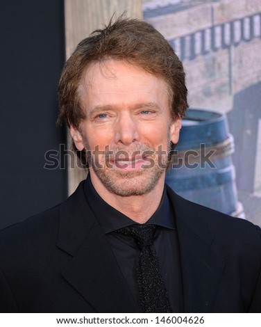 LOS ANGELES - JUN 22:  Jerry Bruckheimer arrives to the 'The Lone Ranger' Hollywood Premiere  on June 22, 2013 in Hollywood, CA