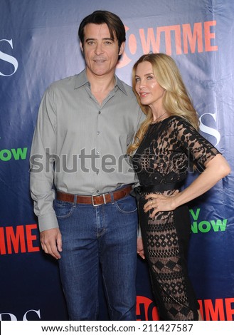 LOS ANGELES - JUL 17:  Goran Visnjic & Ivana Vrdoljak arrives to the CBS-CW-Showtime Summer TCA Press Tour 2014  on July7, 2014 in West Hollywood, CA.