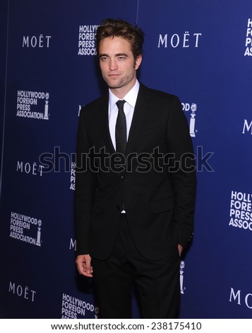 LOS ANGELES - AUG 14:  Robert Pattinson arrives to the HFPA Annual Installation Dinner 2014 on August 14, 2014 in Beverly Hills, CA