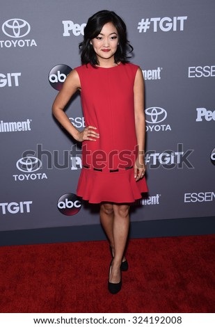 LOS ANGELES - SEP 26:  Amy Okuda arrives to the TGIT Premiere Red Carpet Event  on September 26, 2015 in Hollywood, CA.