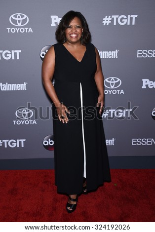 LOS ANGELES - SEP 26:  Chandra Wilson arrives to the TGIT Premiere Red Carpet Event  on September 26, 2015 in Hollywood, CA.