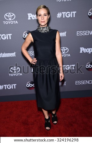 LOS ANGELES - SEP 26:  Liza Weil arrives to the TGIT Premiere Red Carpet Event  on September 26, 2015 in Hollywood, CA.