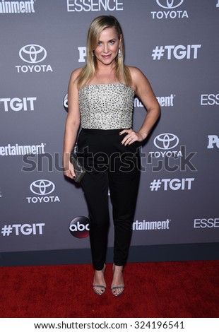 LOS ANGELES - SEP 26:  Jessica Capshaw arrives to the TGIT Premiere Red Carpet Event  on September 26, 2015 in Hollywood, CA.