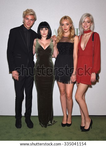 LOS ANGELES - OCT 13:  The Atomics arrives to the La Mer \