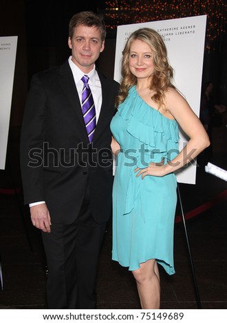 LOS ANGELES - MAR 21:  Chris Henry Coffey & Wife arrives to the \