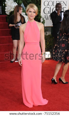 LOS ANGELES - JAN 16:  Claire Danes arrives to the 68th Annual Golden Globe Awards  on January 16, 2011 in Beverly Hills, CA