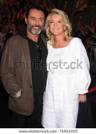 LOS ANGELES - MAY 07:  Ian McShane & Wife arrives to the \