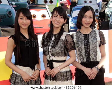 LOS ANGELES - JUN 18:  PERFUME arrives to the \