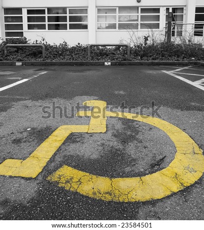 Disabled Parking space - england