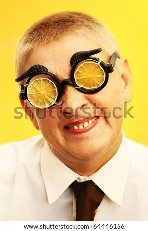 Lemon With Sunglasses