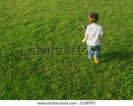 Children Walking Alone