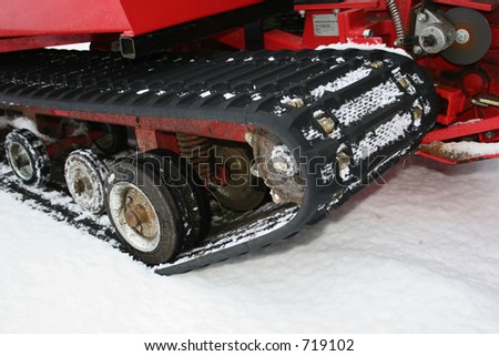 Detail from snow vehicle