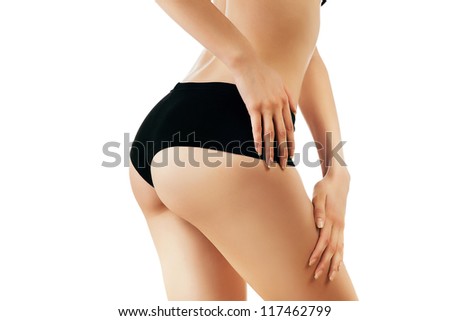 slim buttocks