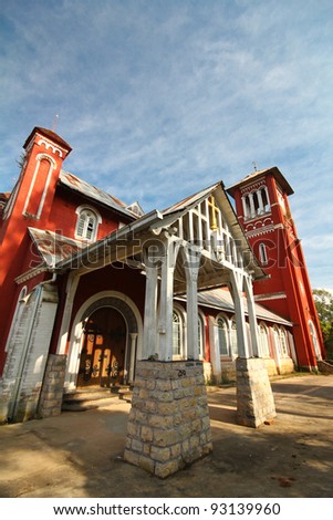 All Saint\'s church at Pyin Oo Lwin, Myanmar