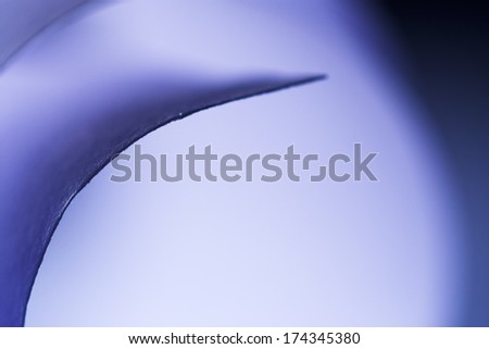 Macro, abstract, background picture of a  paper spiral on paper background