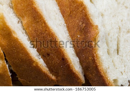 Slices of bread - texture