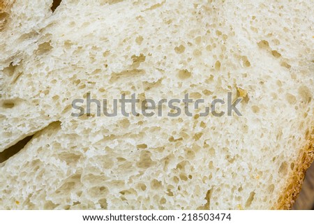 Slices of bread - texture