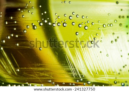 Abstract underwater games with bubbles and light