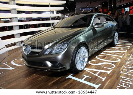 Paris Motor Show 4-19 October 2008: the Mercedes Fascination concept car