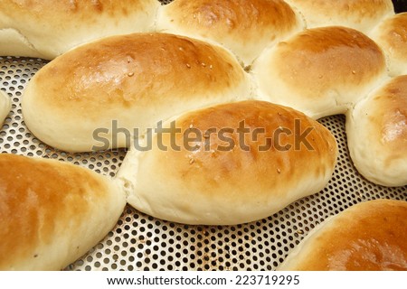 Bakery products in bakery shop