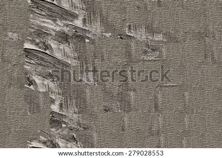 Seamless  oil painted canvas background from tile able texture. Over-sized photo.