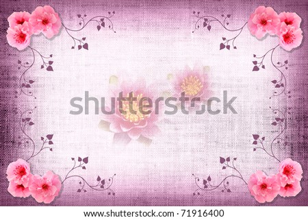 Photographic Effects flower  fabric Background