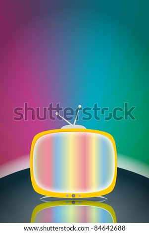 colorful tv screen