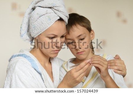 Mom to care for sick son