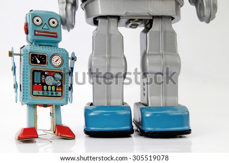 father son robot toys
