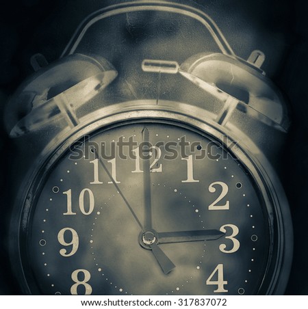 old retro clock concept Insomnia