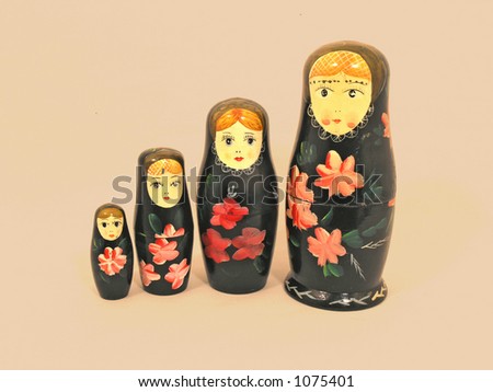 4 russian dolls