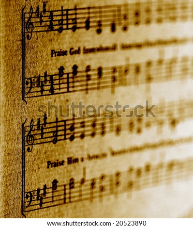 old sheet music image