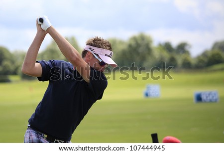 LE GOLF NATIONAL, PARIS, FRANCE, JULY 05 , 2012 Ian Poulter  (GBR) at The French open, European tour, July 05, 2012 at The Golf National, Albatros course, Paris, France.