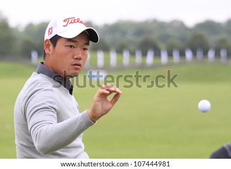 LE GOLF NATIONAL, PARIS, FRANCE, JULY 05 , 2012 Mu Hu (CHN) at The French open, European tour, July 05, 2012 at The Golf National, Albatros course, Paris, France.