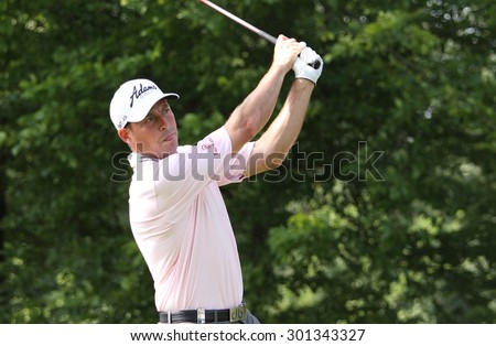 GUYANCOURT, FRANCE, JULY 02, 2015 : David Howell (ENG) at  the golf French Open, European Tour, july 02, 2015, Golf National, Guyancourt, France.