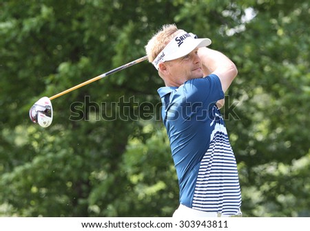 GUYANCOURT, FRANCE, JULY 02, 2015 : Soren Kjeldsen  (DEN) at  the golf French Open  , European Tour, july 02, 2015, Golf National, Guyancourt, France.