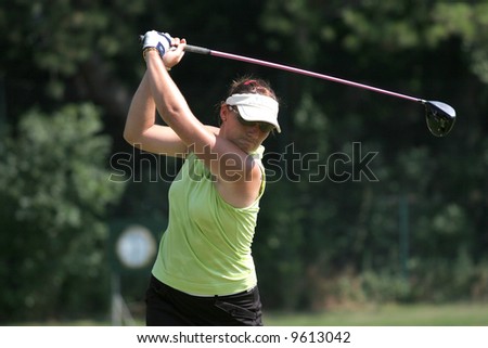 Virginie Lagoutte (FRA) at Ladies Golf Evian Masters 2007