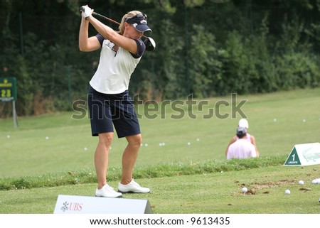 Annika Sorenstam at Ladies Golf Evian Masters 2007