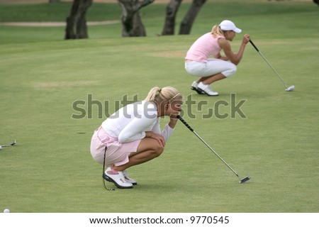 putting, Ladies Golf European Tour, Castellon, Spain, 2006