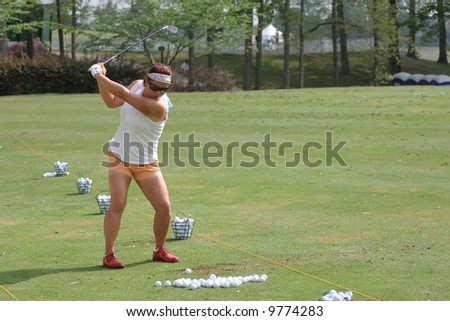 Patricia Meunier-Lebouc, LPGA ladies golf US Tour, Nancy Lopez charity tournament, Stockbridge, Georgia, USA,  2006