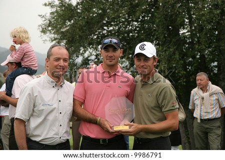 Raphael Jacquelin,  Havret, Green Velvet golf pro-am, 2006, a Fabrice Tarnaud (swing-partners) organisation